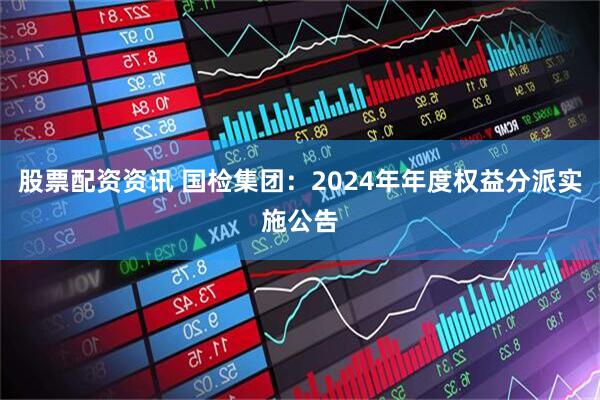 股票配资资讯 国检集团：2024年年度权益分派实施公告